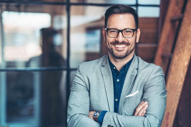 Portrait of a smiling businessman